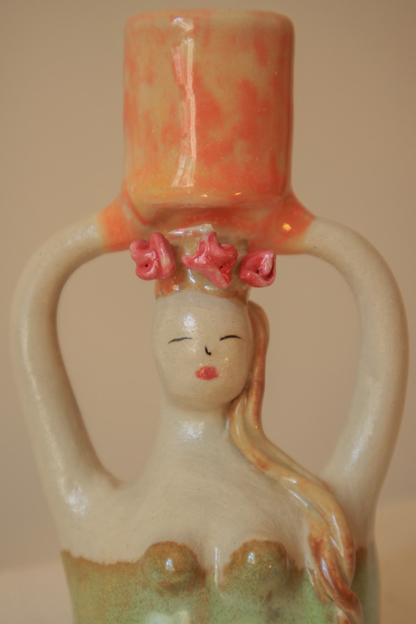 Handmade Сeramic Candle Holder - Lola Bloom
