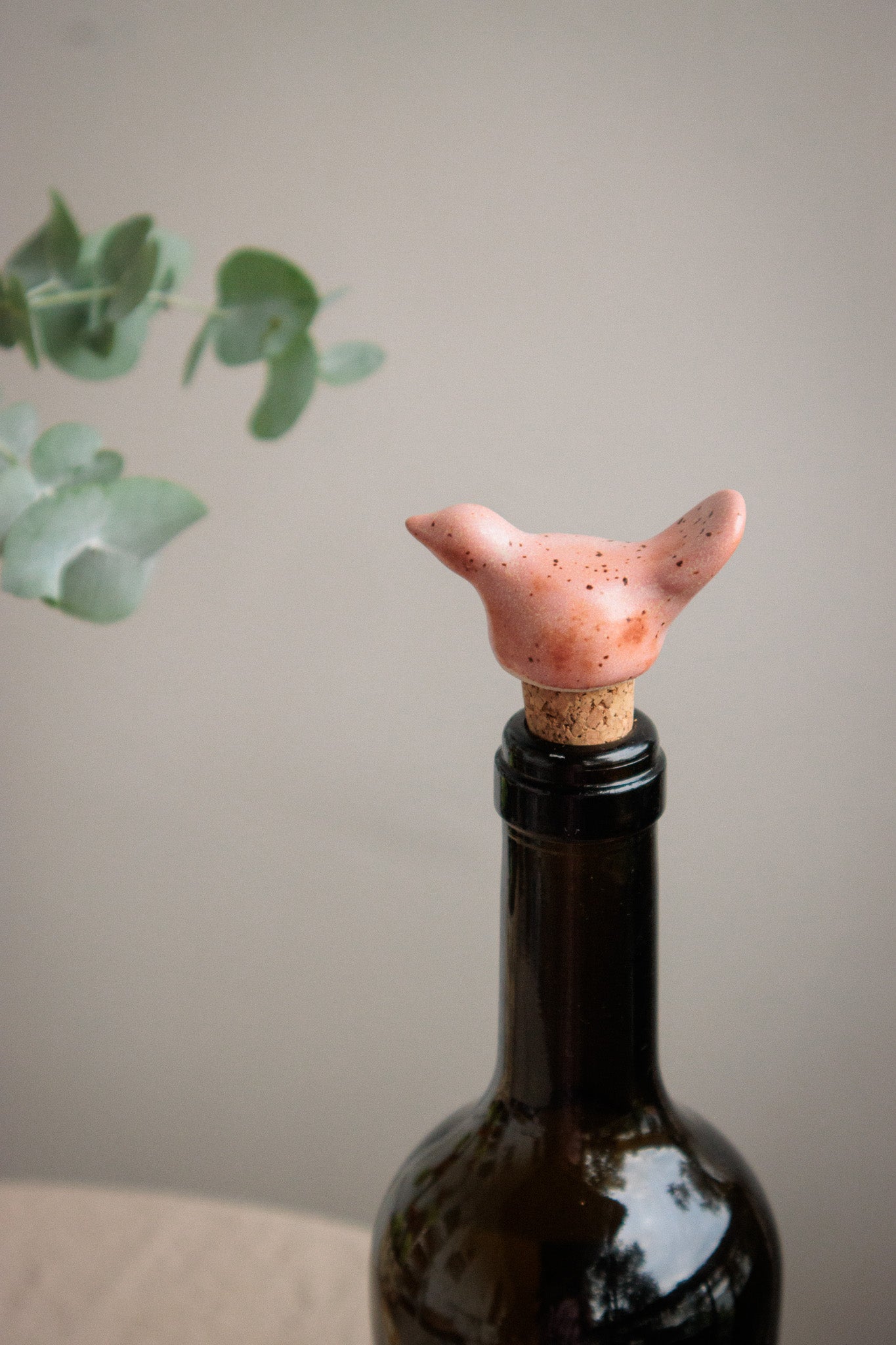 Decorative Ceramic Wine Stopper - Bird